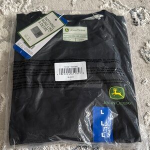 John Deere Black Short Sleeve Tee